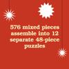 12 Puzzles in One Box: Twelve Days of Catmas view 4