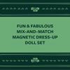 Fearless Fashion Magnetic Dolls | Mix-N-Match Set | 4 Dolls, 50 Pieces, Thousands of Combinations view 2