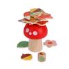 Petit Collage: Woodland Wobble | Wooden Stacking Game for Kids | Roll The Die and Stack The Objects on The Mushroom | Don't let The Tower Fall!| Great for Ages 4+ view 4