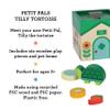 Petit Collage: Petit Pals- Tilly Tortoise- Wooden Pet Turtle with Accessories - Made with Recycled Wood - Great Gift and Activity for Ages 3+ view 2