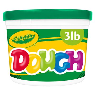 Crayola Modeling Dough, Green, Bulk Classroom & Art Supplies for Kids, 3lb, Resealable Bucket