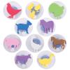READY 2 LEARN Giant Stampers - Farm Animals - Set of 10 - Easy to Hold Foam Stamps for Kids - Arts and Crafts Stamps for Displays, Posters, Signs and DIY Projects view 1
