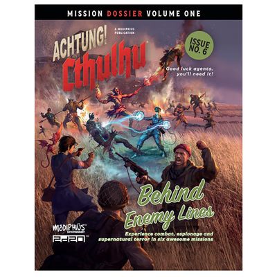 Achtung! Cthulhu 2d20: Mission Dossier 1 - Behind Enemy Lines - Expansion Book, Roleplaying Game
