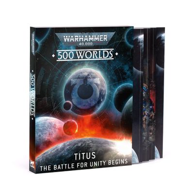 Games Workshop - Warhammer 40,000: 500 Worlds: Titus  The Battle for Unity Begins Narrative Expansion Box Set