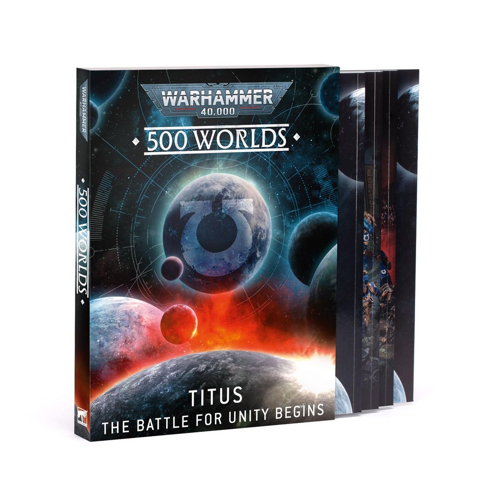Games Workshop - Warhammer 40,000: 500 Worlds: Titus  The Battle for Unity Begins Narrative Expansion Box Set