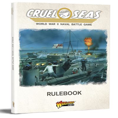 Cruel Seas Rulebook 1:300 WWII Naval Military Battle Tabletop Game 781010001