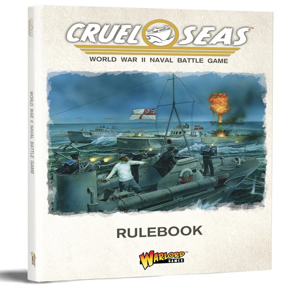Cruel Seas Rulebook 1:300 WWII Naval Military Battle Tabletop Game 781010001