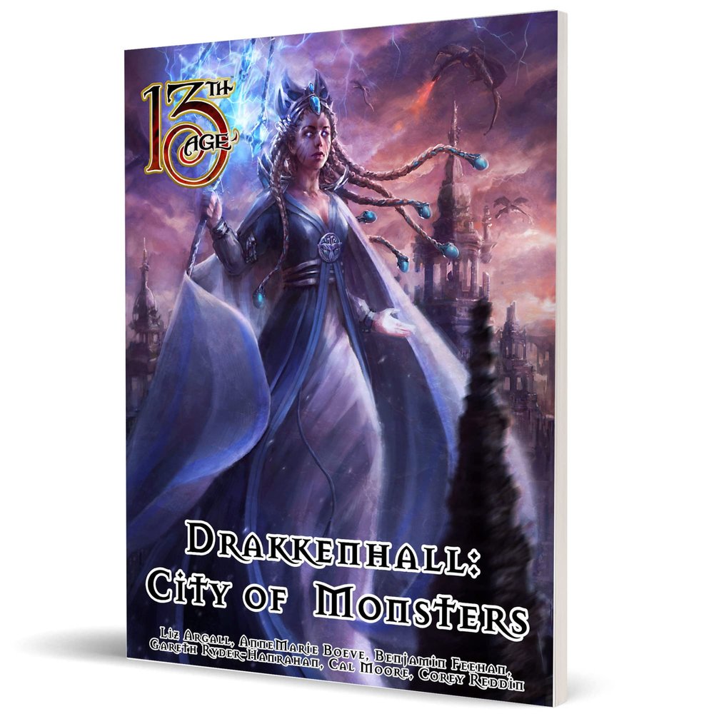 Drakkenhall: City of Monsters - Paperback Black &White Role Playing Game Book