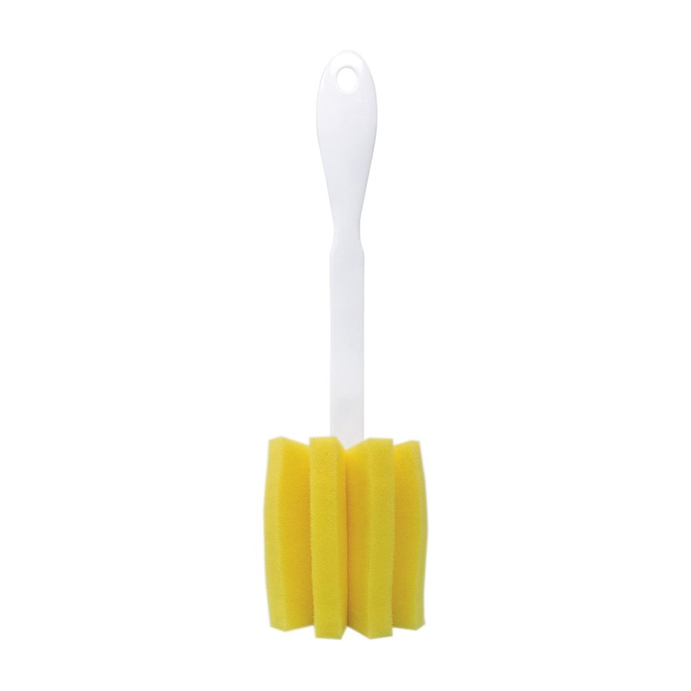 LOLA Glass & Jar Sponge Brush, Star Shaped, Foam Material, Dishwasher Safe, Non-Scratch, Perfect for Glasses, Mugs, Bottles. 1 Count