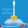 LOLA Glass & Jar Sponge Brush, Star Shaped, Foam Material, Dishwasher Safe, Non-Scratch, Perfect for Glasses, Mugs, Bottles. 1 Count view 2