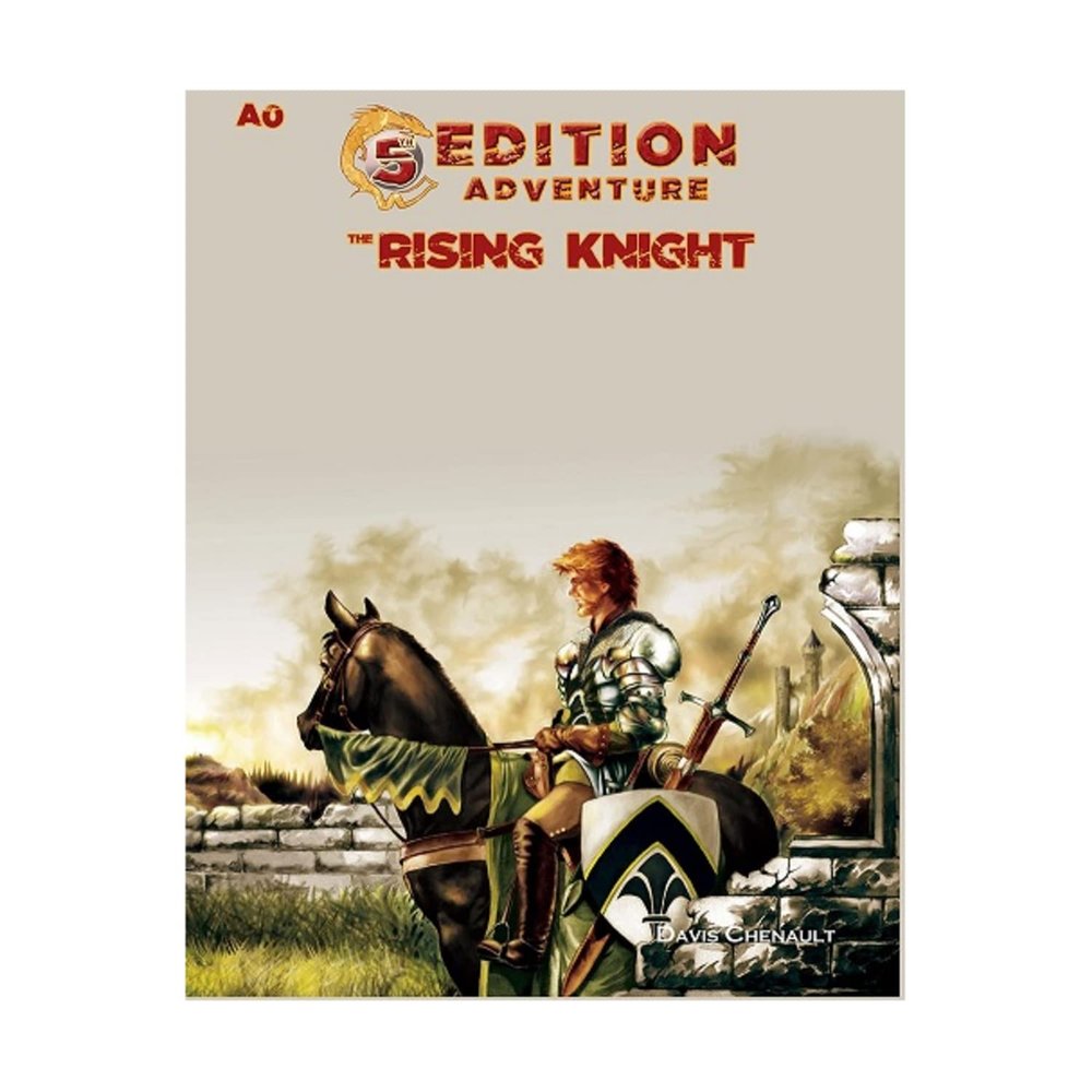 Troll Lord Games 5th Edition Adventures: A0 The Rising Knight