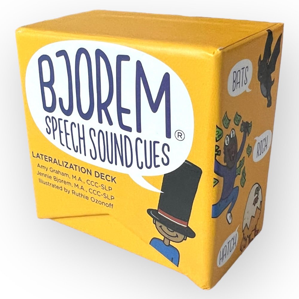 Bjorem Speech Lateralization Speech Sound Deck  Phoneme Correction Tool for Lateral and Frontal Lisps | /s//z////t//d/Articulation Therapy Cards