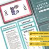 250 Phonics Words - Step 1 - Short Vowels | Learn to Read Kinder/1st Grade | Ages 5-7 | Brainstrong Letter Families Premium 50 Flashcards view 3