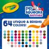 Crayola Pip-Squeaks Skinnies Washable Markers (64ct), Mini Markers for Kids, Coloring Markers, Craft Supplies, Kids Holiday Gift, 3+ view 3
