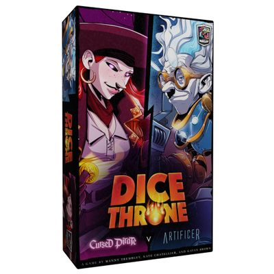 Dice Throne - Two Hero Box - Cursed Pirate v Artificer - Fast Playing Collectible Tabletop Game