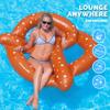 Swimline Giant Pretzel Swim Fun Inflatable Floating Seat, 1-Pack view 2