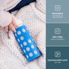 Lifefactory 9-Ounce Glass Baby Bottle with Protective Silicone Sleeve and Stage 2 Nipple Cobalt Blue (LF110008C4) view 2