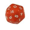 30 Sided Red Dice Polyhedral view 1