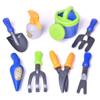 Liberty Imports Pull Along Garden Wagon and Gardening Tools Toy Play Set for Toddlers, Kids with Outdoor Tools, Plant Pots, Accessories view 2