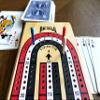 Bicycle 3-Track Color Coded Wooden Cribbage Board Games view 4