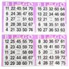 4 on Purple Bingo Paper Cards - 750 sheets - 3000 cards view 1