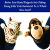 Animal Hand Puppets Set for Kids & Adults - 12.5" Premium Quality Soft Plush Toys with Movable Mouths - Perfect for Storytelling, Teaching, Preschool, Role-Play - Durable, Vibrant, Educational Puppets view 3