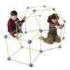 Crazy Forts! 69 Piece Buildable Indoor/Outdoor Play Fort Playset, DIY, Build Your Own, STEAM toy , Purple view 4