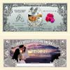 10 Wedding Million Dollar Bills with Bonus Thanks a Million Gift Card Set view 1
