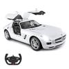 RASTAR Benz Remote Control Car |1:14 RC Mercedes Benz SLS AMG Model Car Toy Car for Kids, Open Doors by Manual - White 2.4GHz view 1