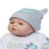Pinky 20 inch 50cm Realistic Looking Lifelike Baby Boy Reborn Doll Full Body Newborn Babies Silicone Dolls Toddler Toy for Kid Birthday Xmas Present view 3
