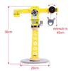 Bigjigs Rail Big Yellow Wooden Crane Construction Play Set with Vehicles & Accessories view 3