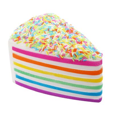 Anboor 5.8 Inches Squishies Cake Rainbow Jumbo Slow Rising Kawaii Scented Cheese Squishies Valentines Day Stress Relief Kid's Toys