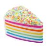 Anboor 5.8 Inches Squishies Cake Rainbow Jumbo Slow Rising Kawaii Scented Cheese Squishies Valentines Day Stress Relief Kid's Toys view 1