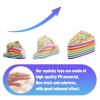 Anboor 5.8 Inches Squishies Cake Rainbow Jumbo Slow Rising Kawaii Scented Cheese Squishies Valentines Day Stress Relief Kid's Toys view 2