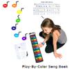 MUKIKIM Rock and Roll It - The Original Rainbow Piano. Roll Up Flexible Piano Keyboard for Kids / Beginners. Portable 49 Keys Silicone Pad. Play-by-Color Songbook Included! view 3