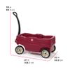 Step2 Neighborhood Wagon, Kids Ride On Toy, Stroller Substitute, Includes Seat Belts, Made of Durable Plastic, Max Weight 75 lbs., For Toddlers 1.5-5 Years Old, Red view 3