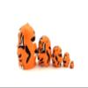 BuyRussianGifts 1.25" Tall Tiger MINI Nesting Dolls Russian Hand Carved Hand Painted 5 Piece Matryoshka Set view 2
