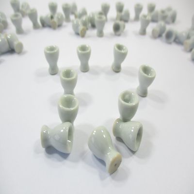 10 White Egg Cup Dollhouse Miniature Ceramic Breakfast Boiled Egg Supply 12671