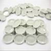 10x30mm White Oval Plate Dish Dollhouse Miniature Ceramic Kitchenware 12685 view 2