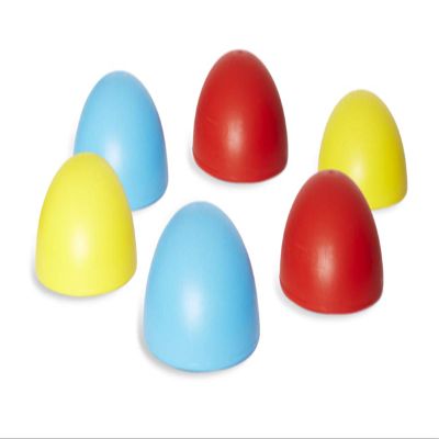 Gonge G-2128 PLASTIC HEMISPHERES, Red, Blue, Yellow , 5.91" x 5.91" x 3.15"