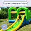 Bounceland Bounce 'N Splash Island Wet or Dry Inflatable Bouncer or Water Slide All in one, Large Pool, Fun Bouncing Area with Basketball Hoop, Long Slide, UL Certified Blower Included view 3