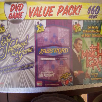 3 Pack of DVD Game Shows - Match Game, Newlywed Game, Password