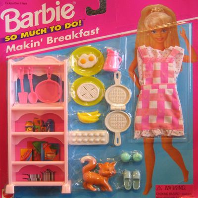 Barbie So Much To Do Makin' Breakfast Playset (1995 Arcotoys, Mattel)