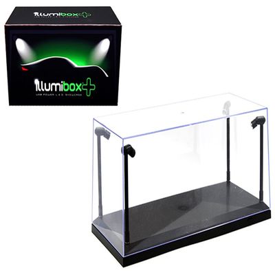 1:18 Illumibox acrylic black base display case, w/ LED lights