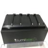 1:18 Illumibox acrylic black base display case, w/ LED lights view 3