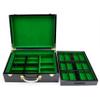 Brybelly Wooden Poker Chip Case, Suit Symbol Design, High Gloss, Holds 500 Chips view 4
