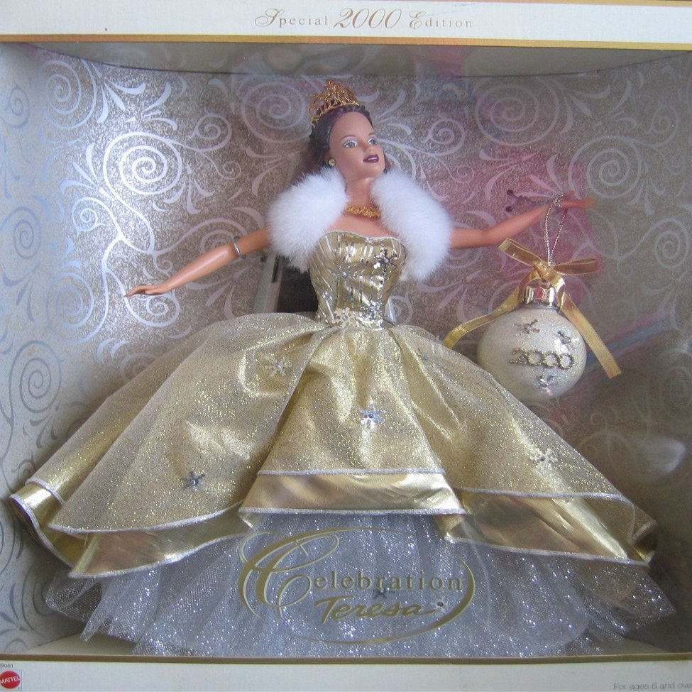 2000 Holiday Celebration Teresa Barbie Doll