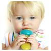 Nuby EZ Squee-Z Silicone Self Feeding Baby Food Dispenser, 1 Count (Pack of 1) - Aqua/Pink/Green, Colors May Vary view 3