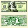 25 Classic Santa Million Dollar Bills with Bonus Thanks a Million Gift Card Set view 1