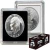 BCW 2x2 Coin Snap - Dollar - 25ct | Coin Holder Case for 38.5mm US Eisenhower Dollar | Snap Together Design | Stackable, Coin Collecting Supplies | Morgan and Peace Dollar Holder